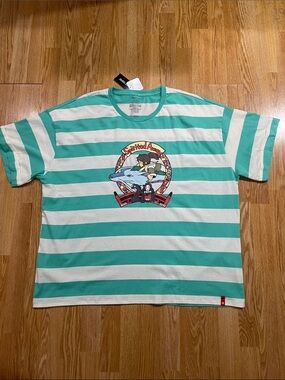4spirited away stripe tee plus